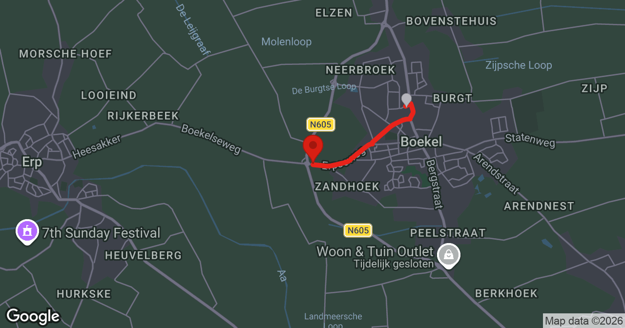 Kaart van de meldlocatie