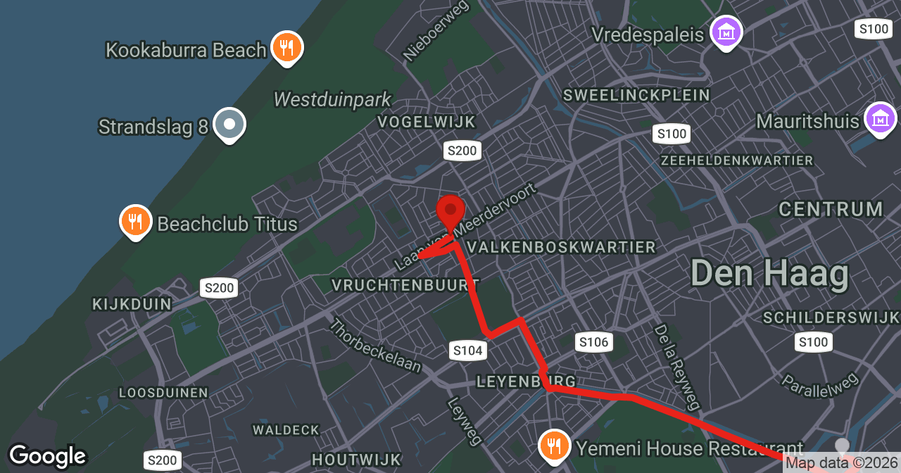 Kaart van de meldlocatie