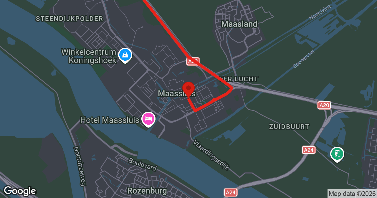 Kaart van de meldlocatie