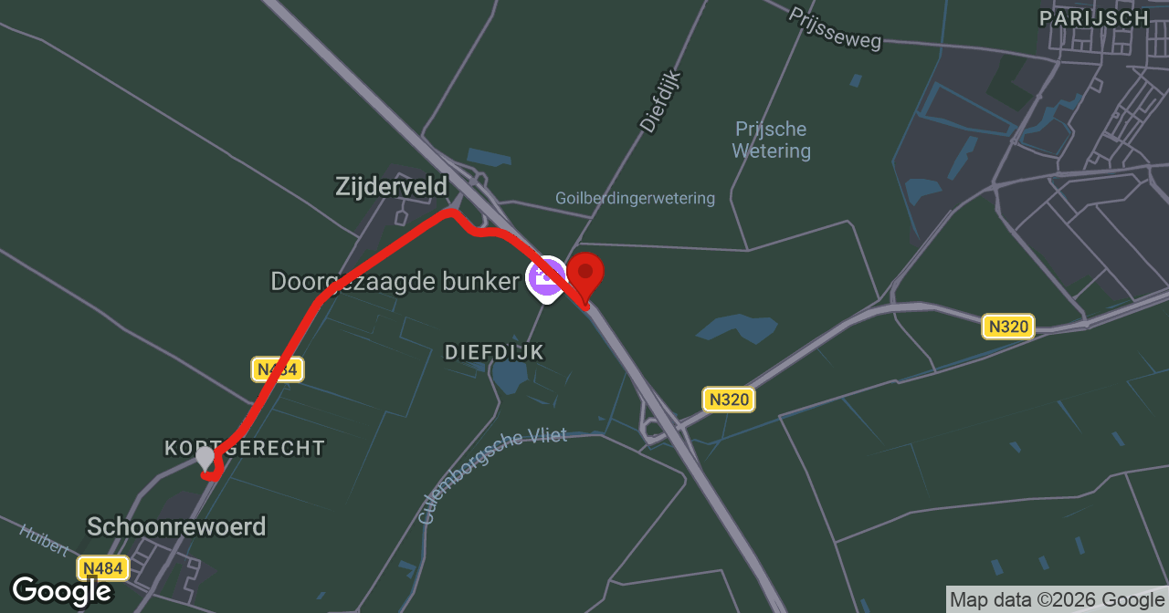 Kaart van de meldlocatie