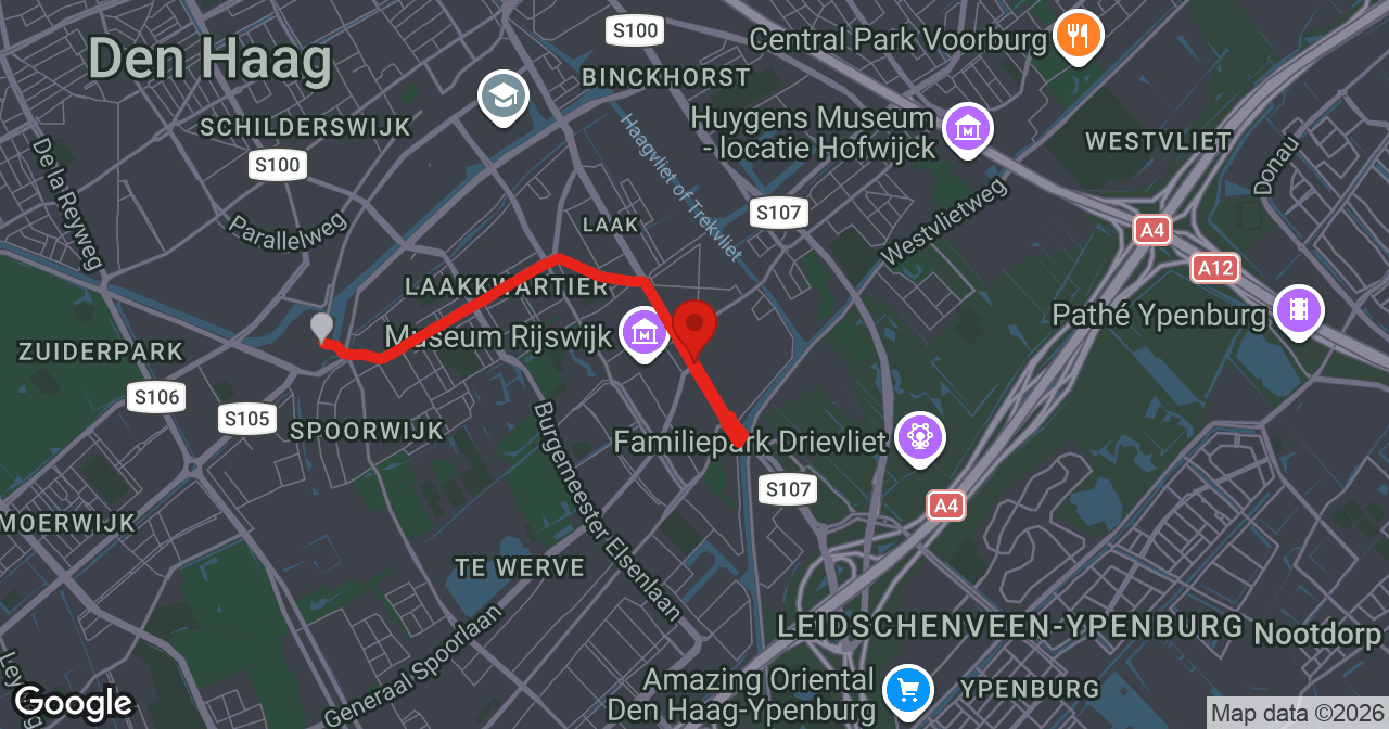 Kaart van de meldlocatie