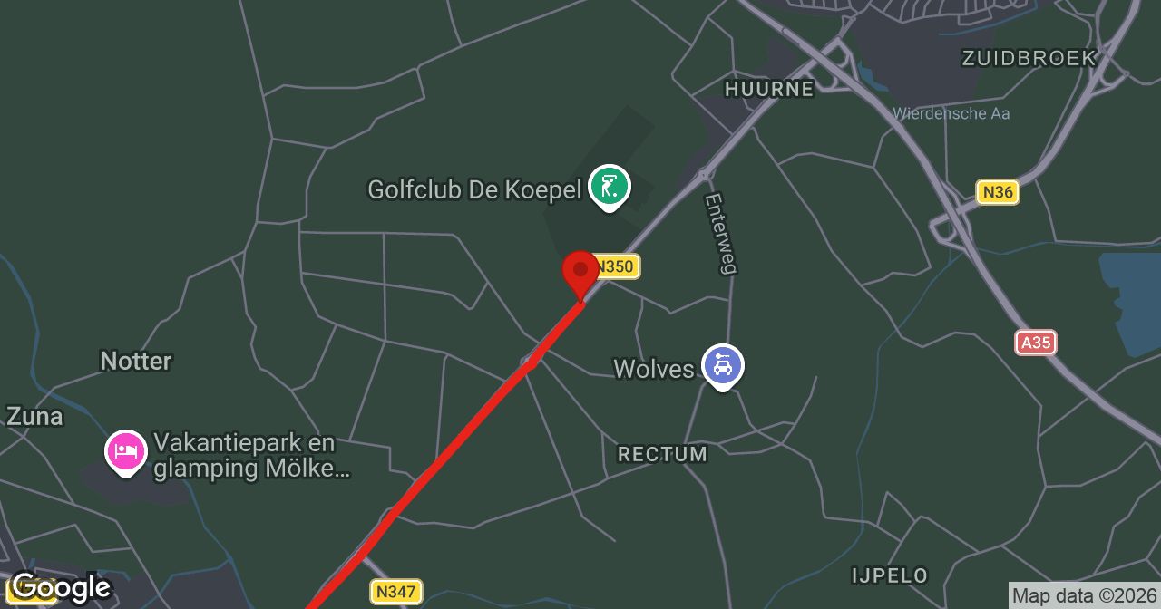 Kaart van de meldlocatie