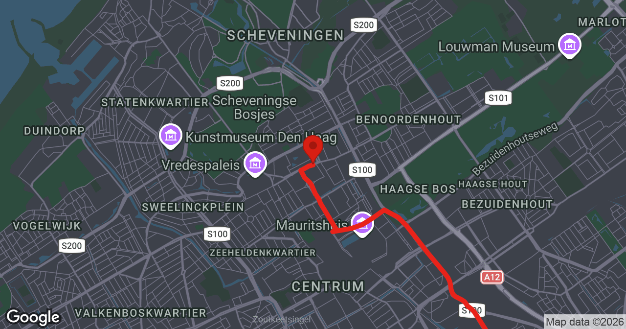 Kaart van de meldlocatie