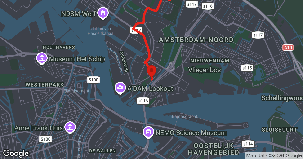Kaart van de meldlocatie