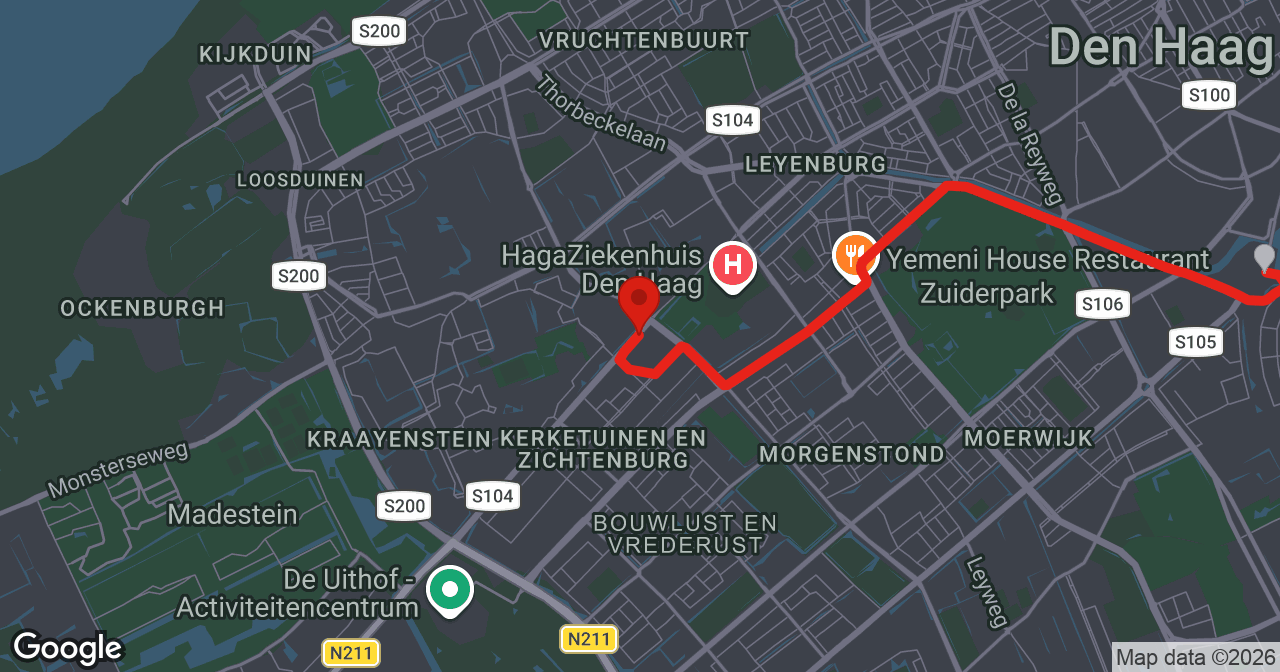 Kaart van de meldlocatie