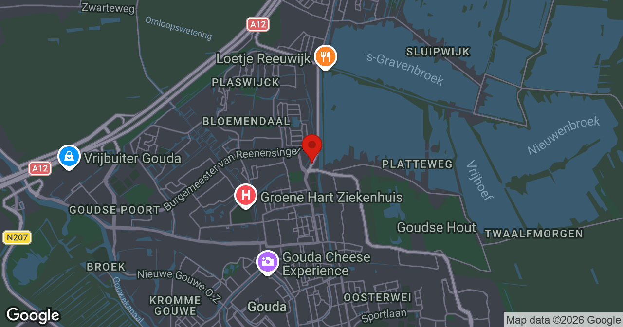 Kaart van de meldlocatie
