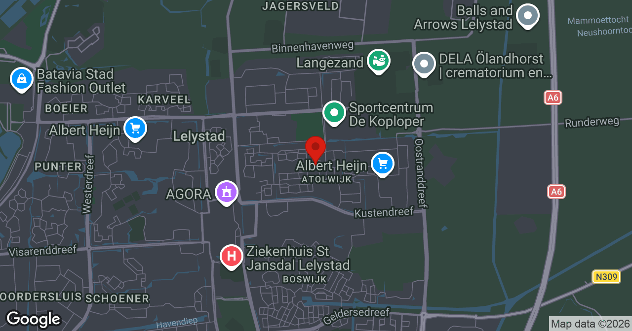 Kaart van de meldlocatie