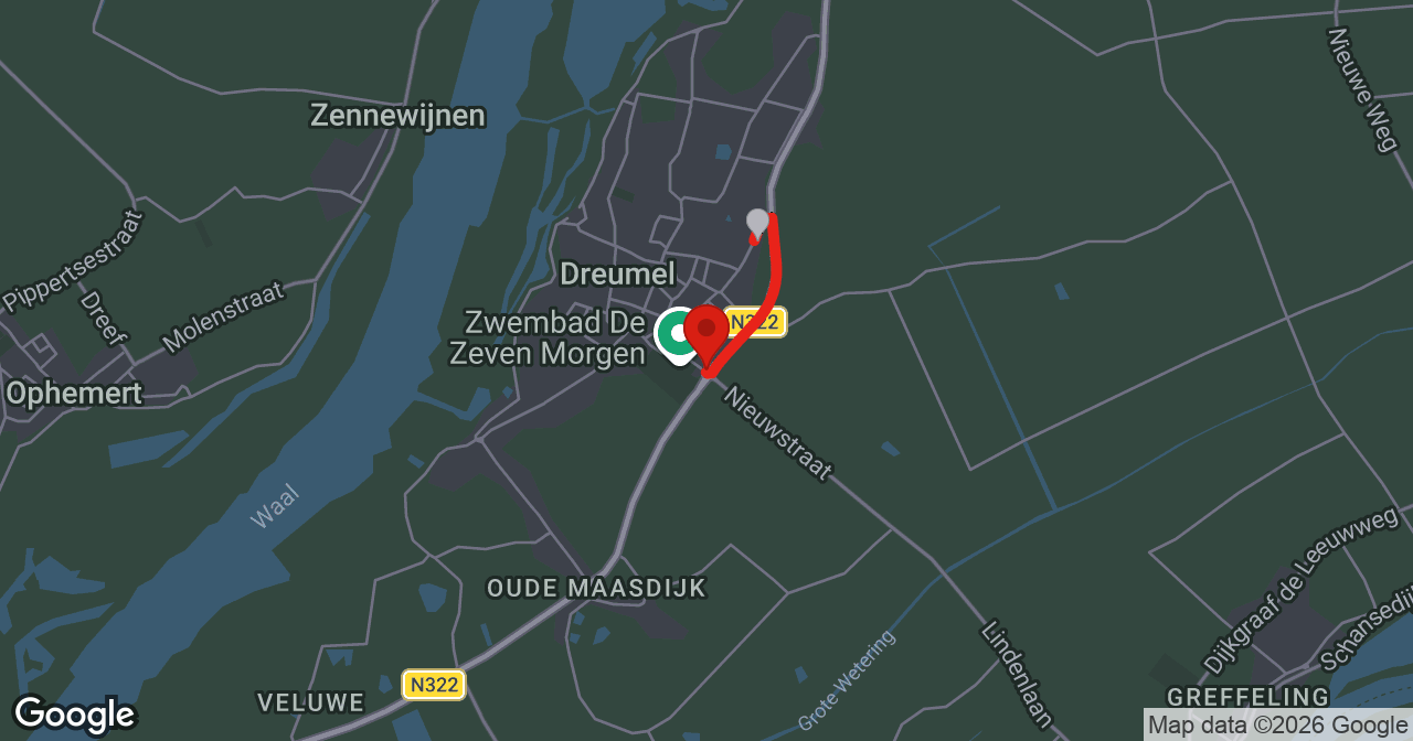 Kaart van de meldlocatie