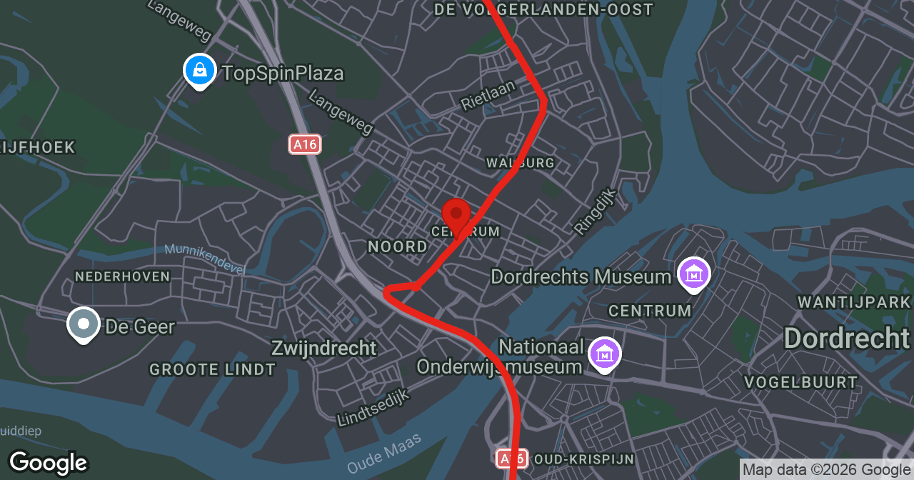 Kaart van de meldlocatie