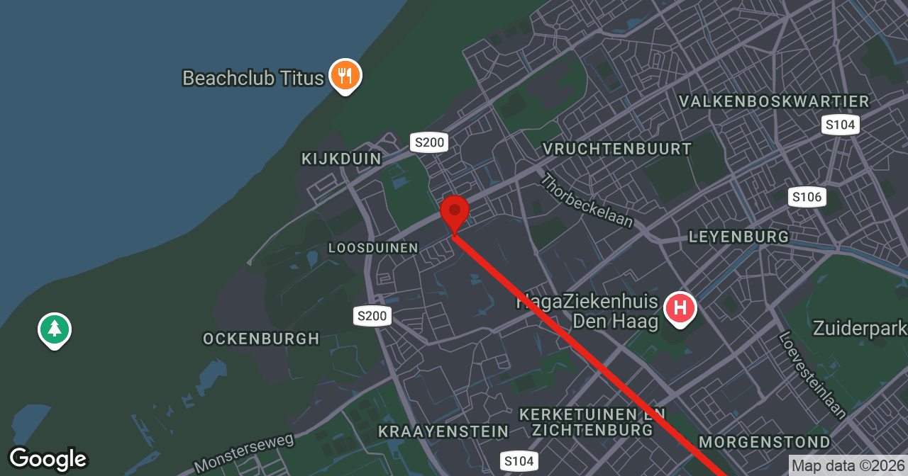 Kaart van de meldlocatie