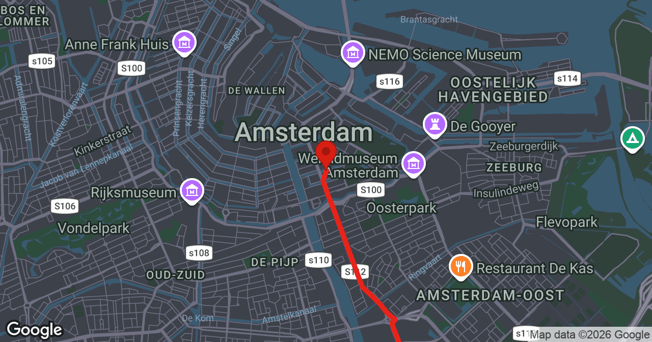 Kaart van de meldlocatie