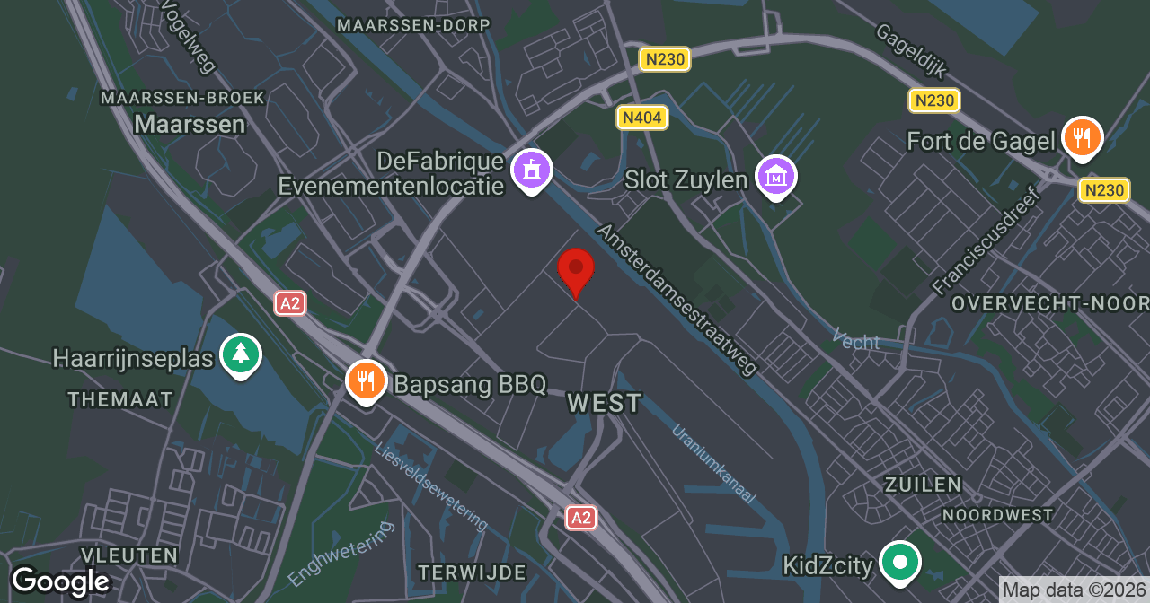 Kaart van de meldlocatie
