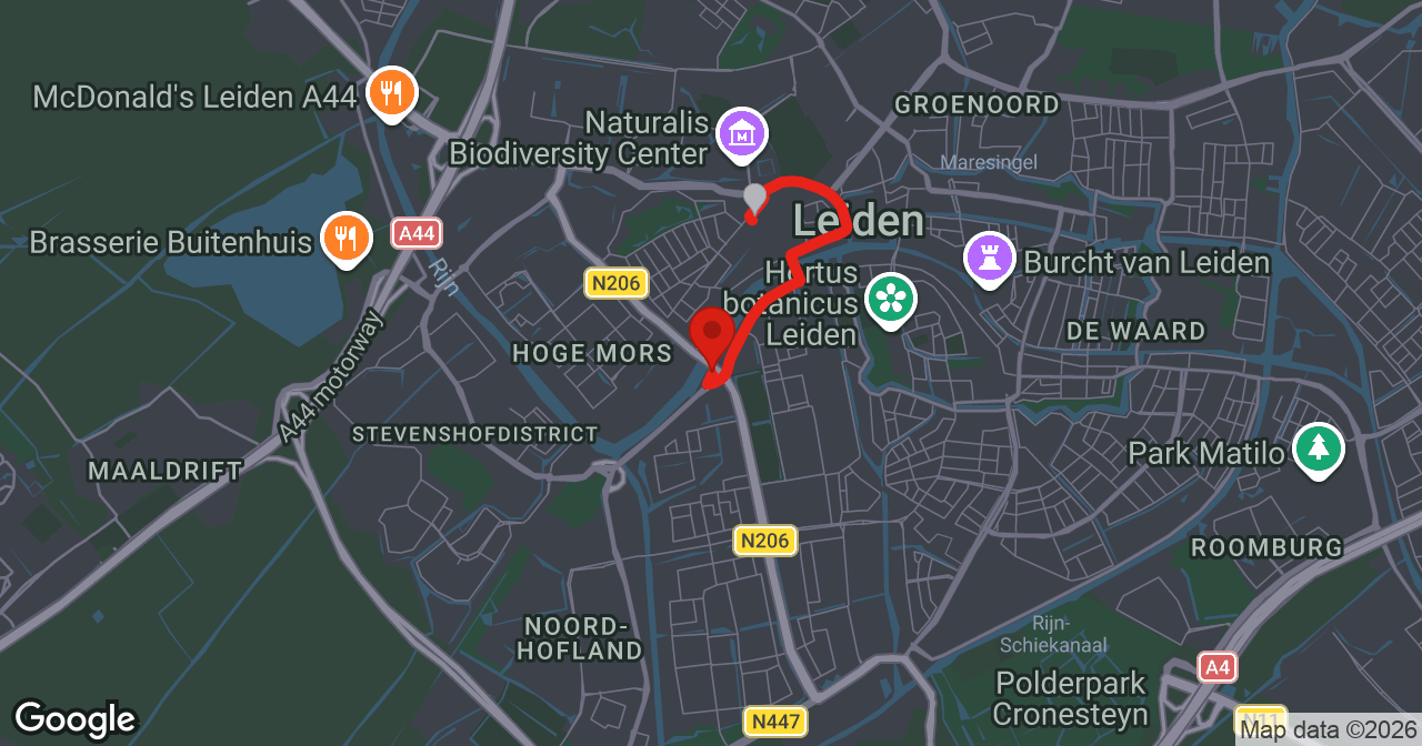 Kaart van de meldlocatie