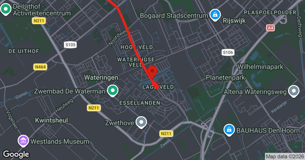 Kaart van de meldlocatie