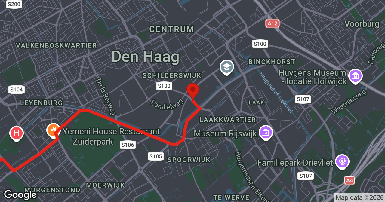Kaart van de meldlocatie