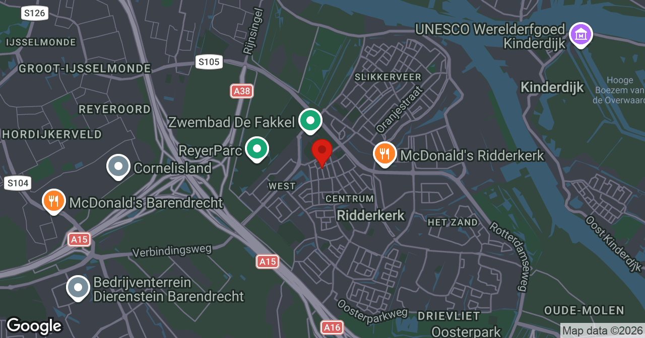 Kaart van de meldlocatie