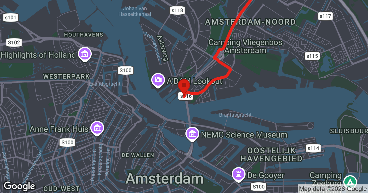 Kaart van de meldlocatie
