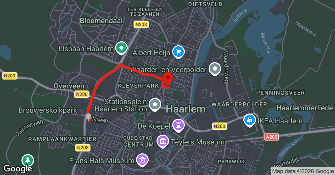 Kaart van de meldlocatie