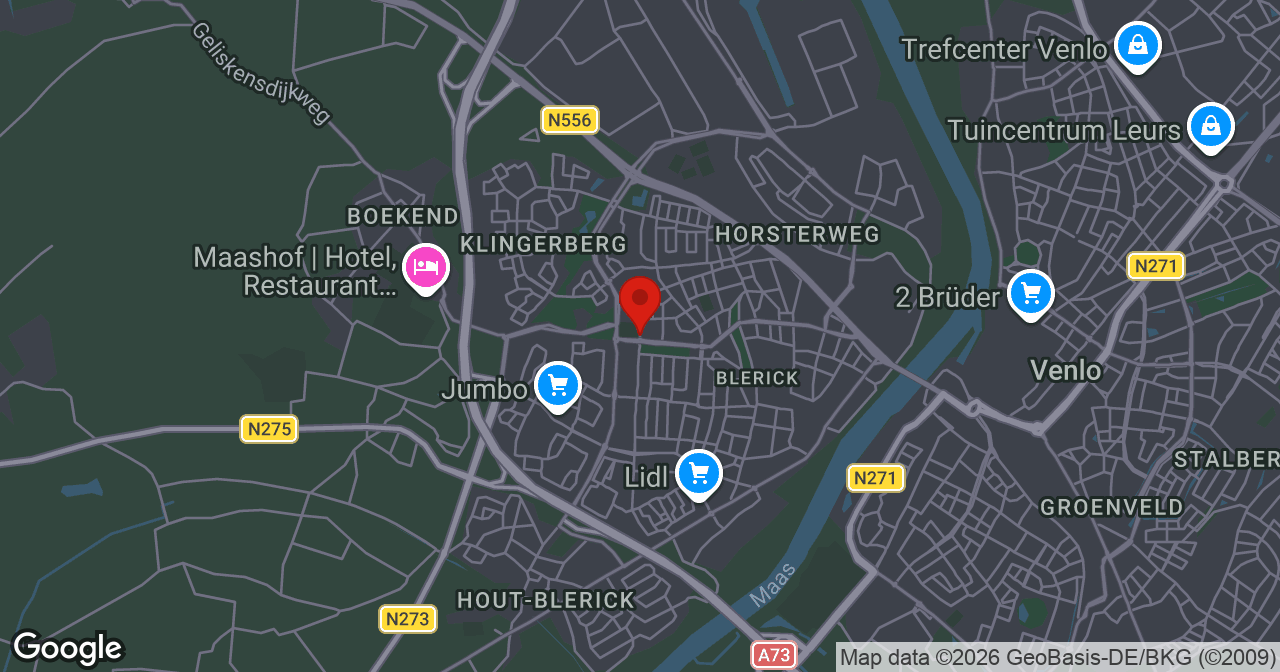 Kaart van de meldlocatie