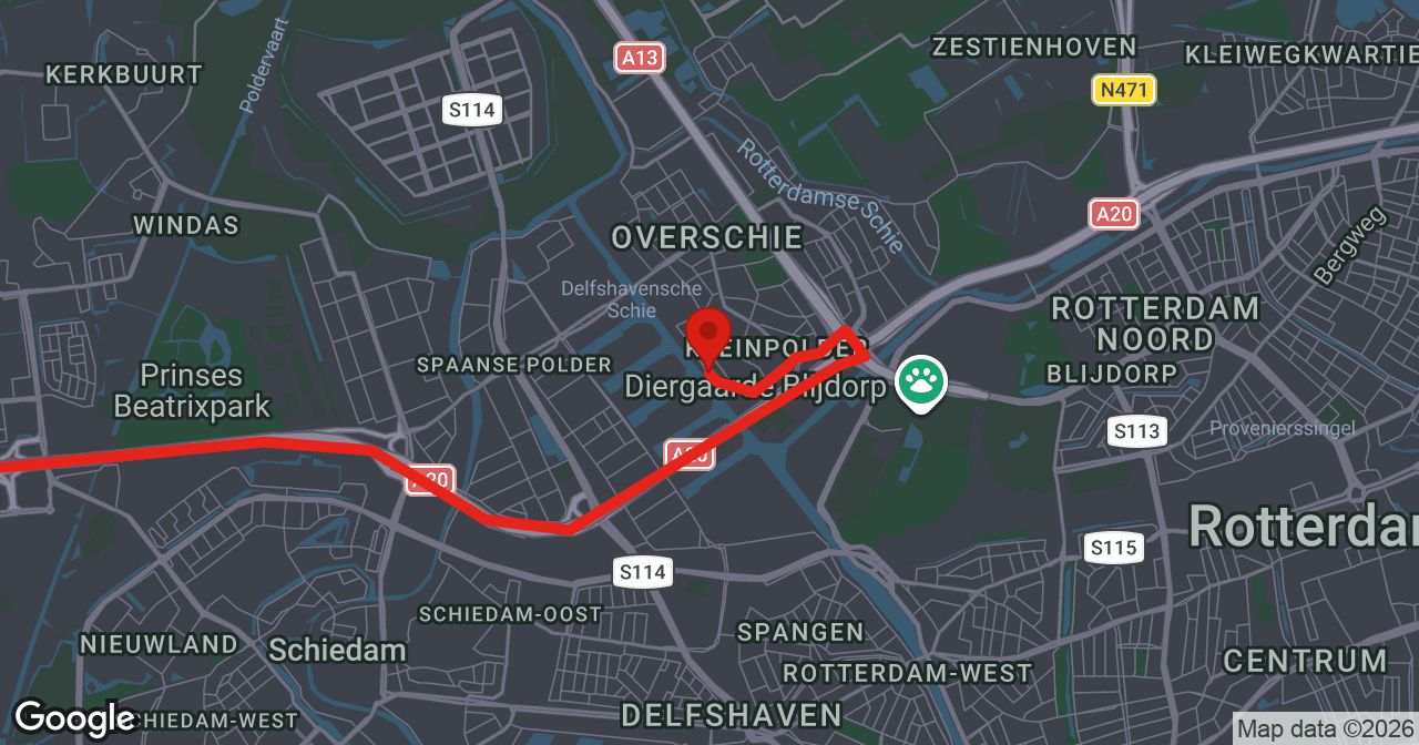 Kaart van de meldlocatie