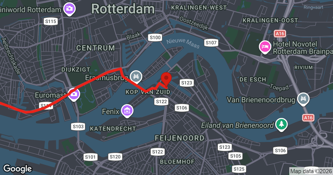 Kaart van de meldlocatie
