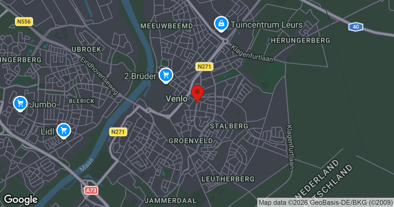 Kaart van de meldlocatie