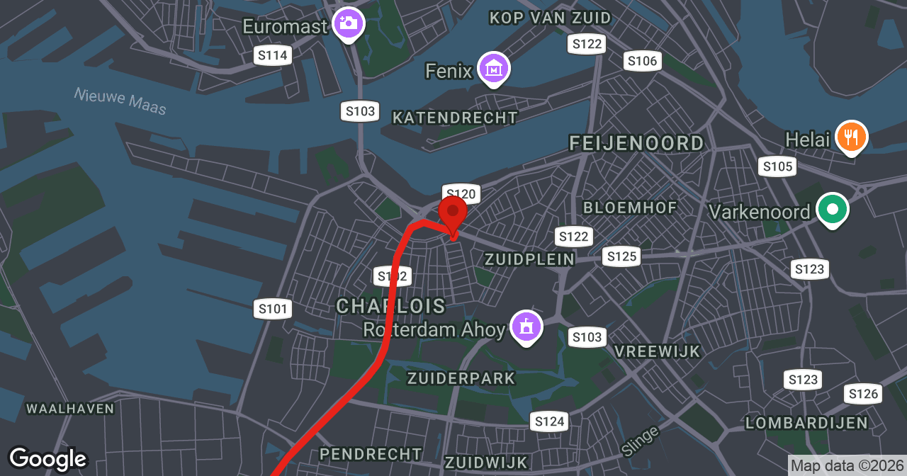 Kaart van de meldlocatie