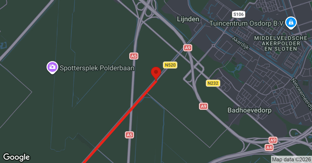 Kaart van de meldlocatie