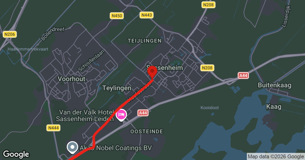 Kaart van de meldlocatie