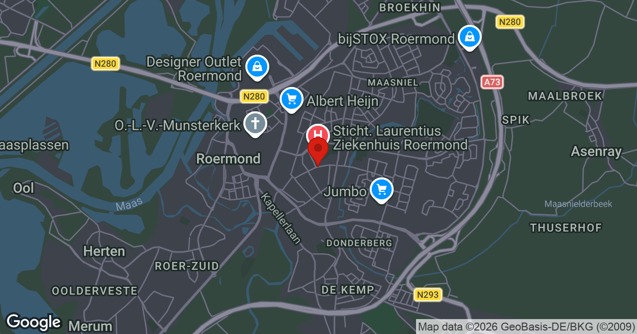 Kaart van de meldlocatie