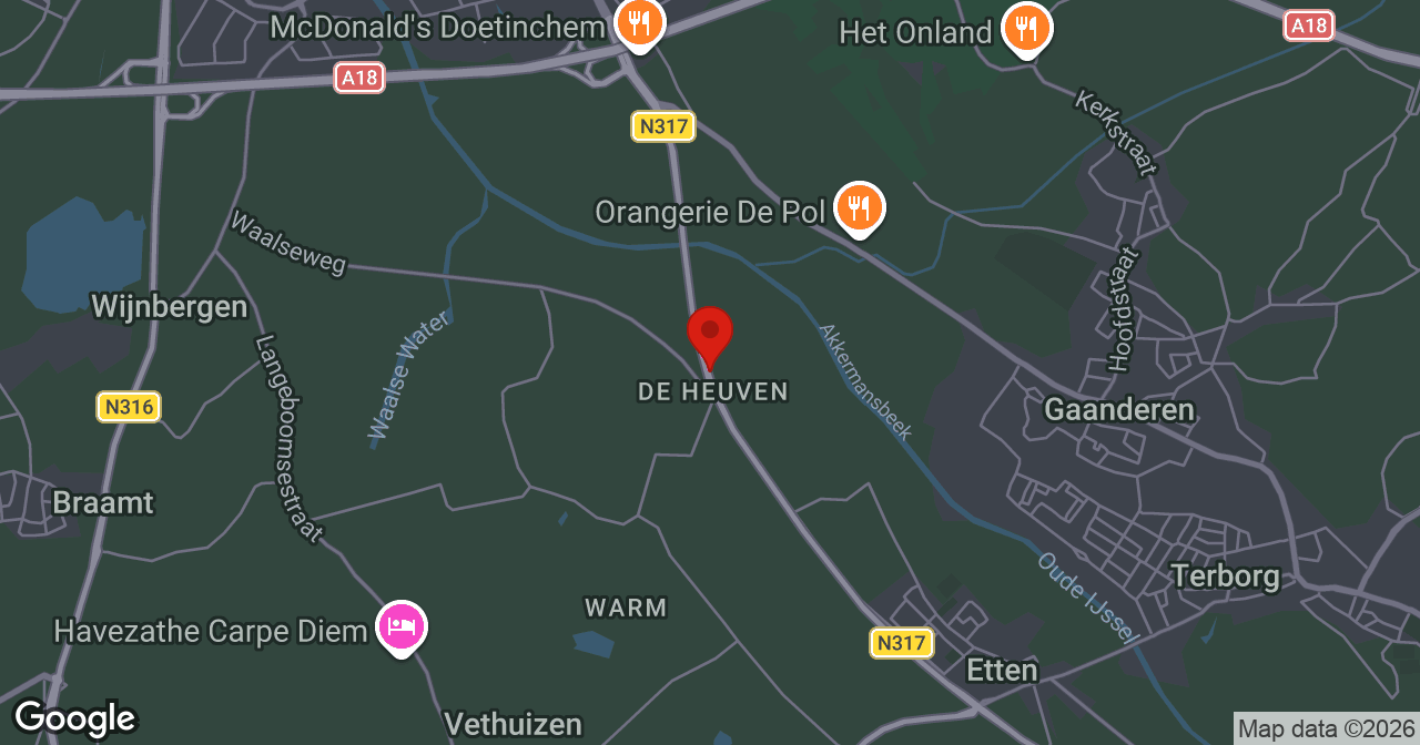 Kaart van de meldlocatie