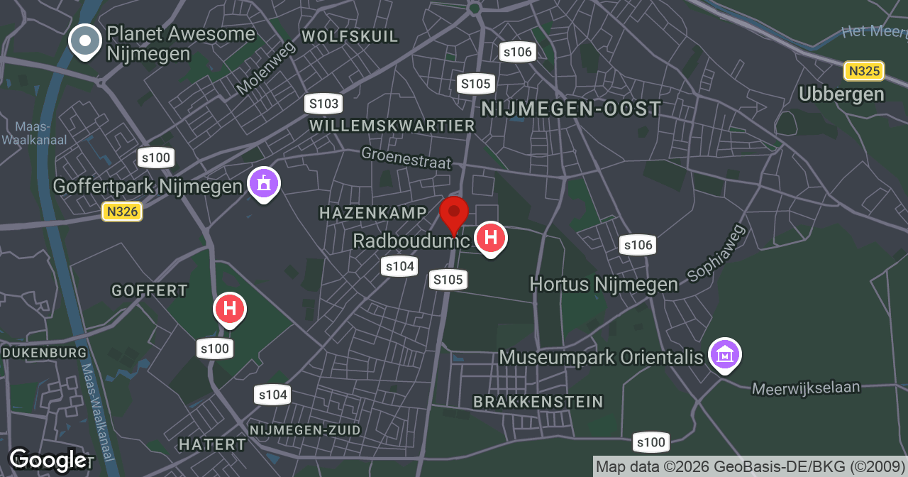 Kaart van de meldlocatie