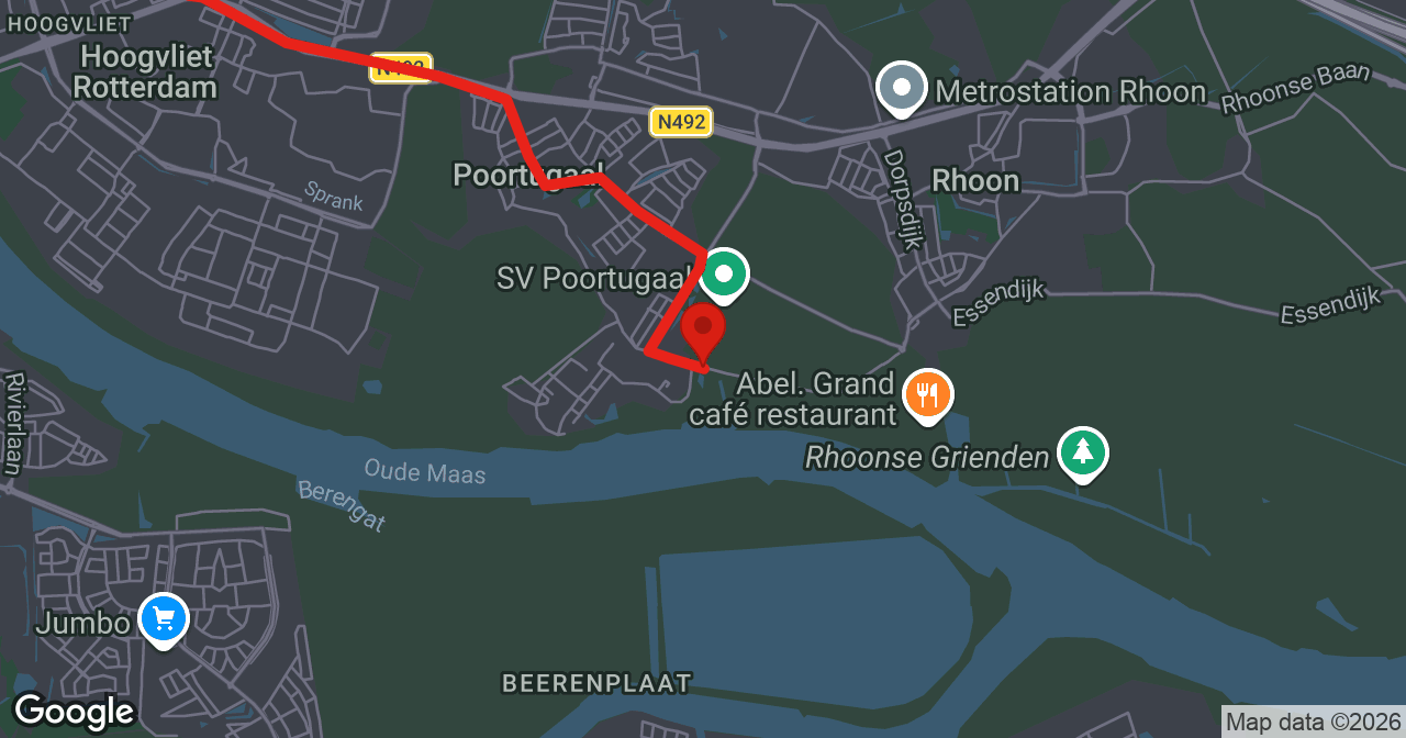Kaart van de meldlocatie