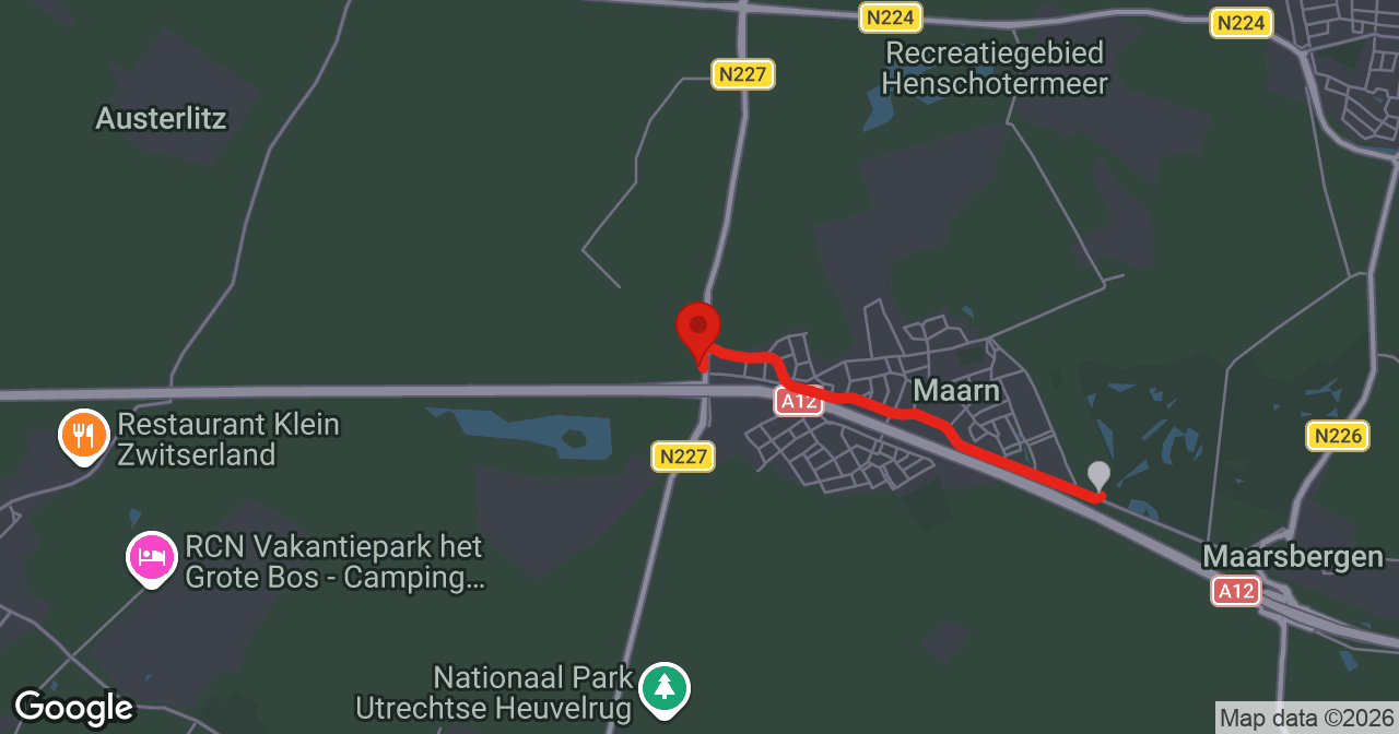 Kaart van de meldlocatie