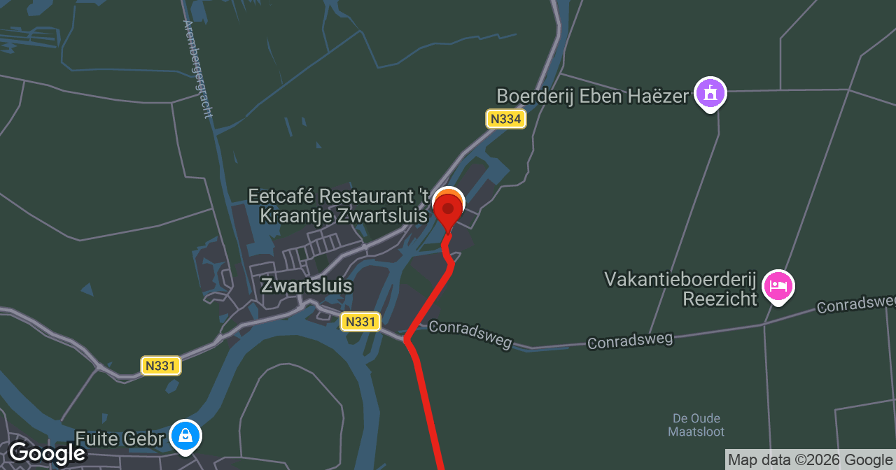 Kaart van de meldlocatie
