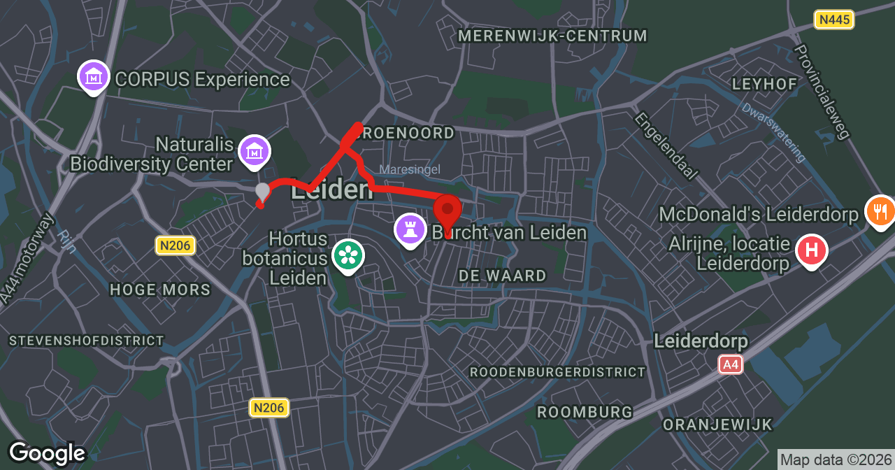 Kaart van de meldlocatie