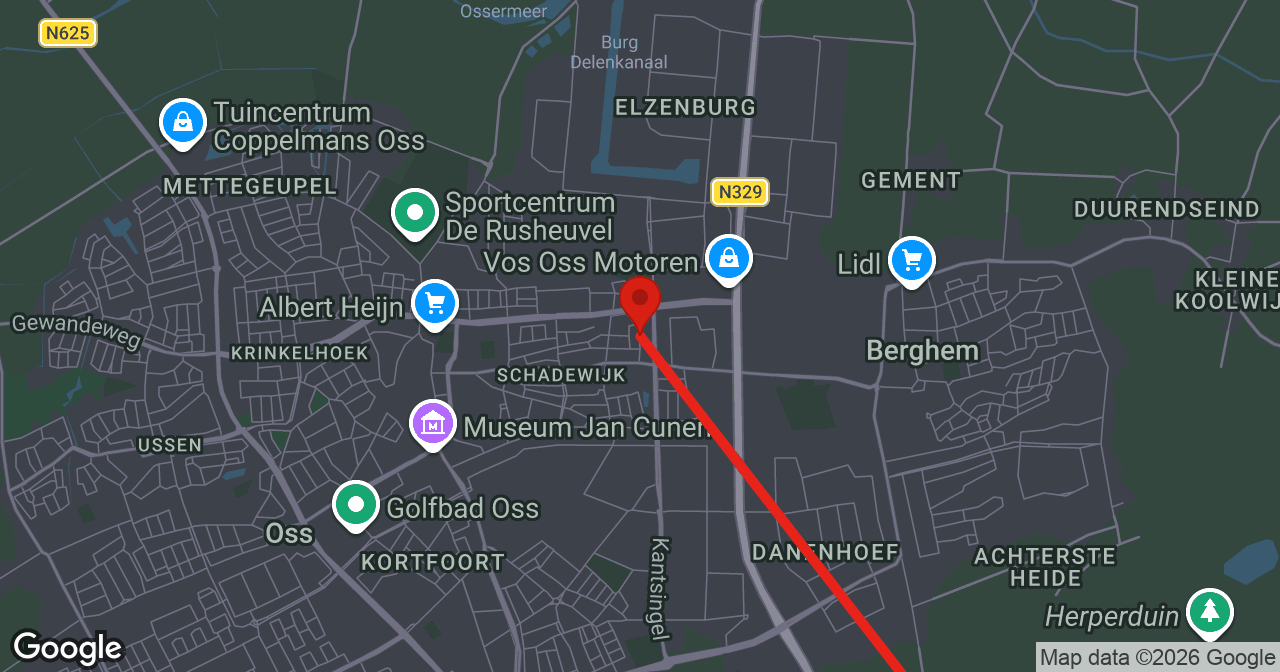 Kaart van de meldlocatie