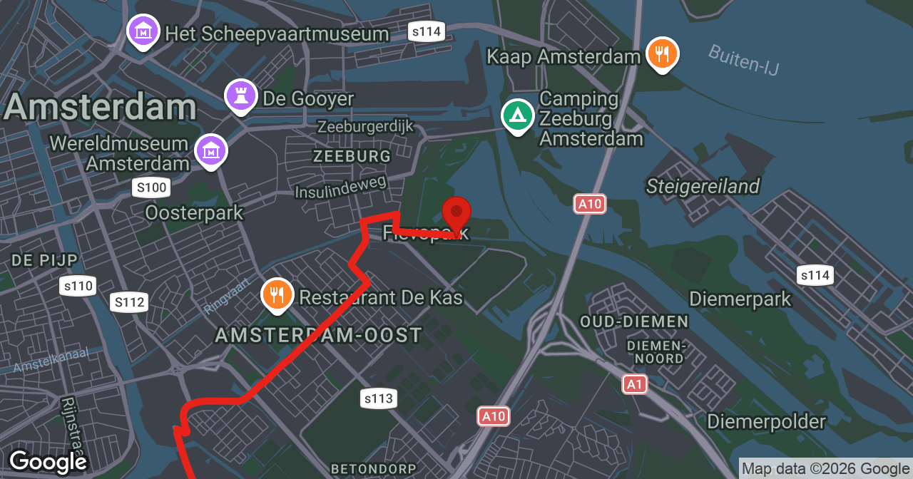 Kaart van de meldlocatie
