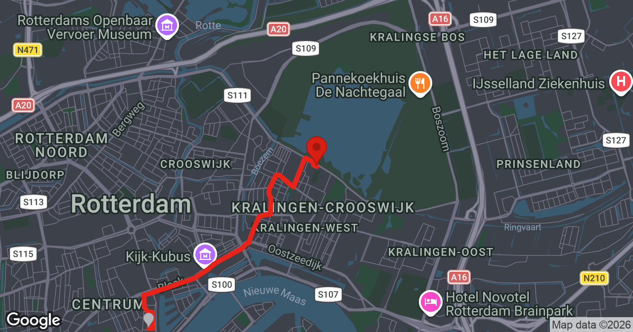 Kaart van de meldlocatie