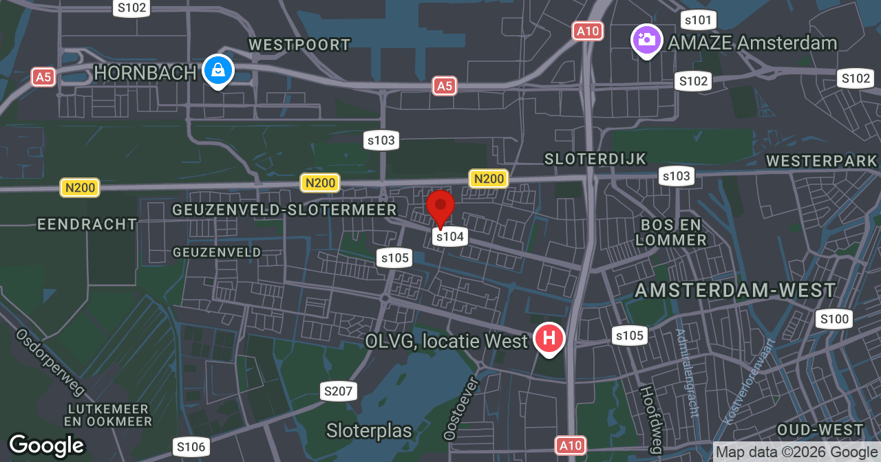 Kaart van de meldlocatie