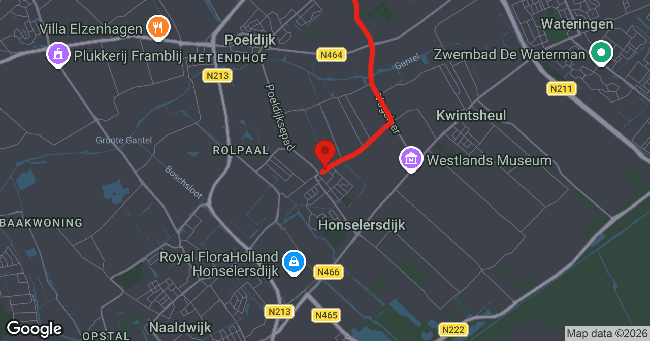 Kaart van de meldlocatie
