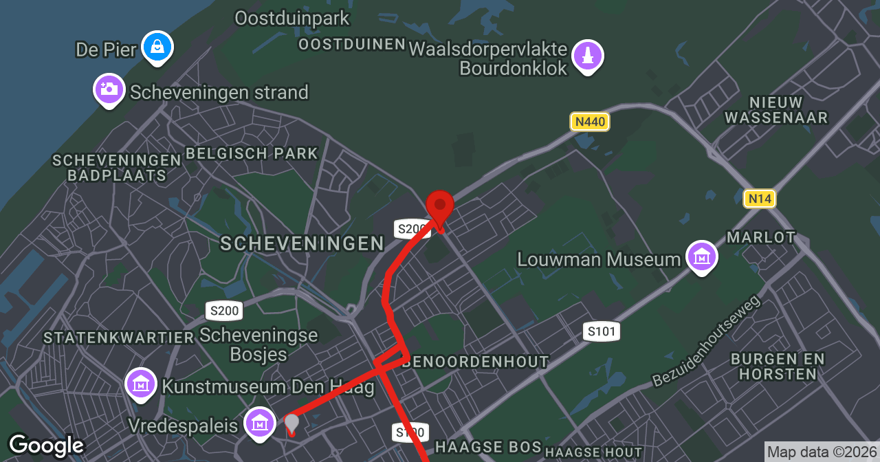 Kaart van de meldlocatie