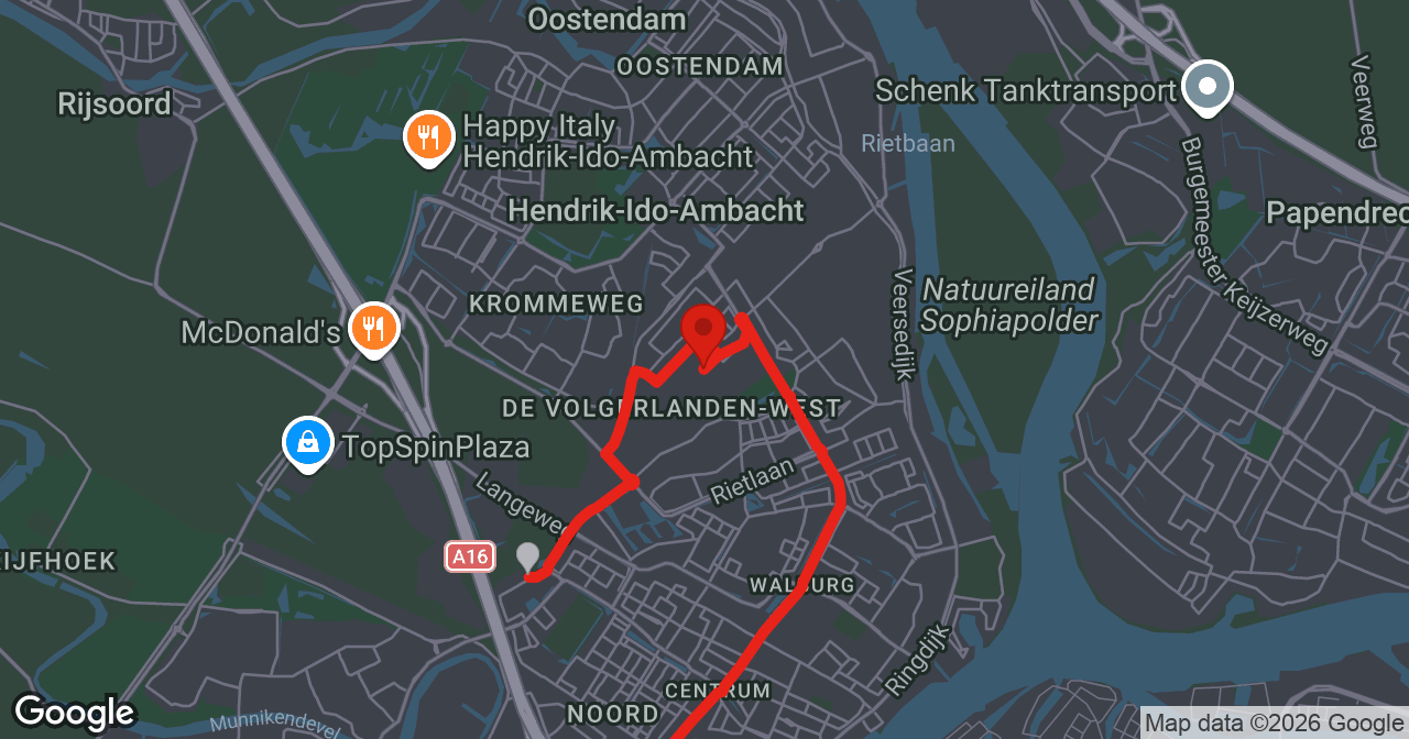 Kaart van de meldlocatie