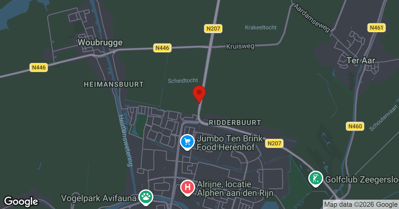 Kaart van de meldlocatie
