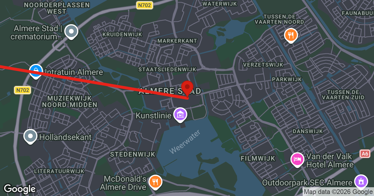 Kaart van de meldlocatie