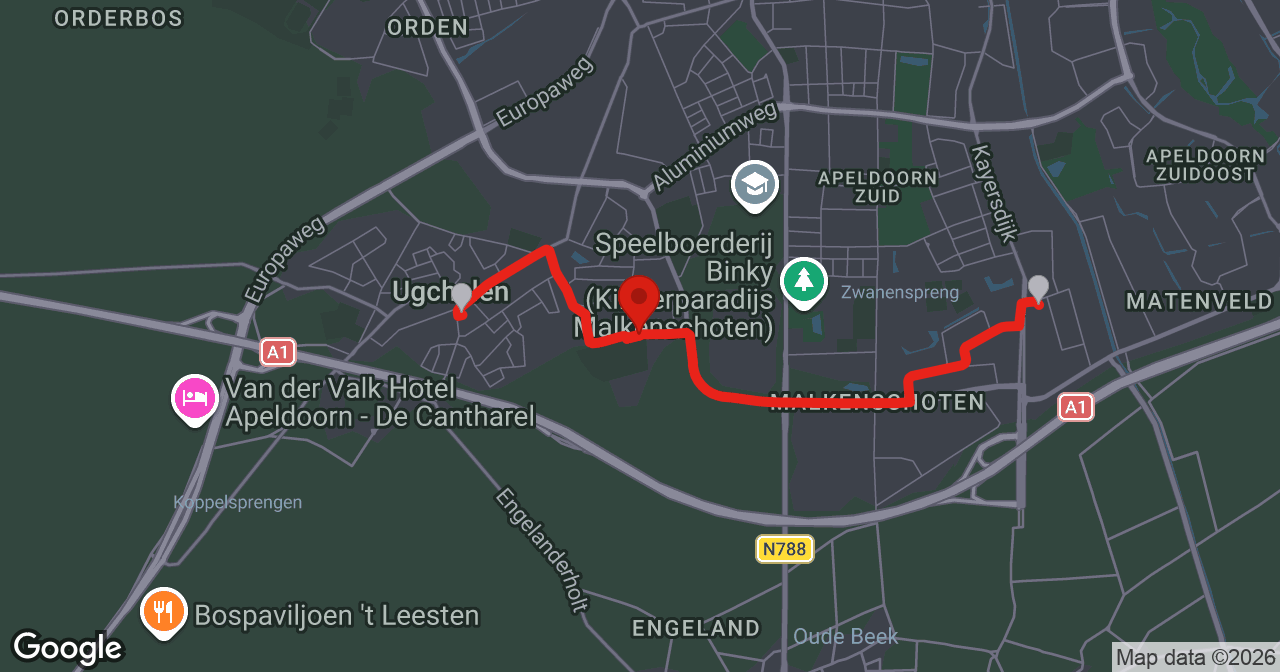Kaart van de meldlocatie