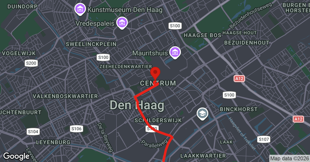 Kaart van de meldlocatie