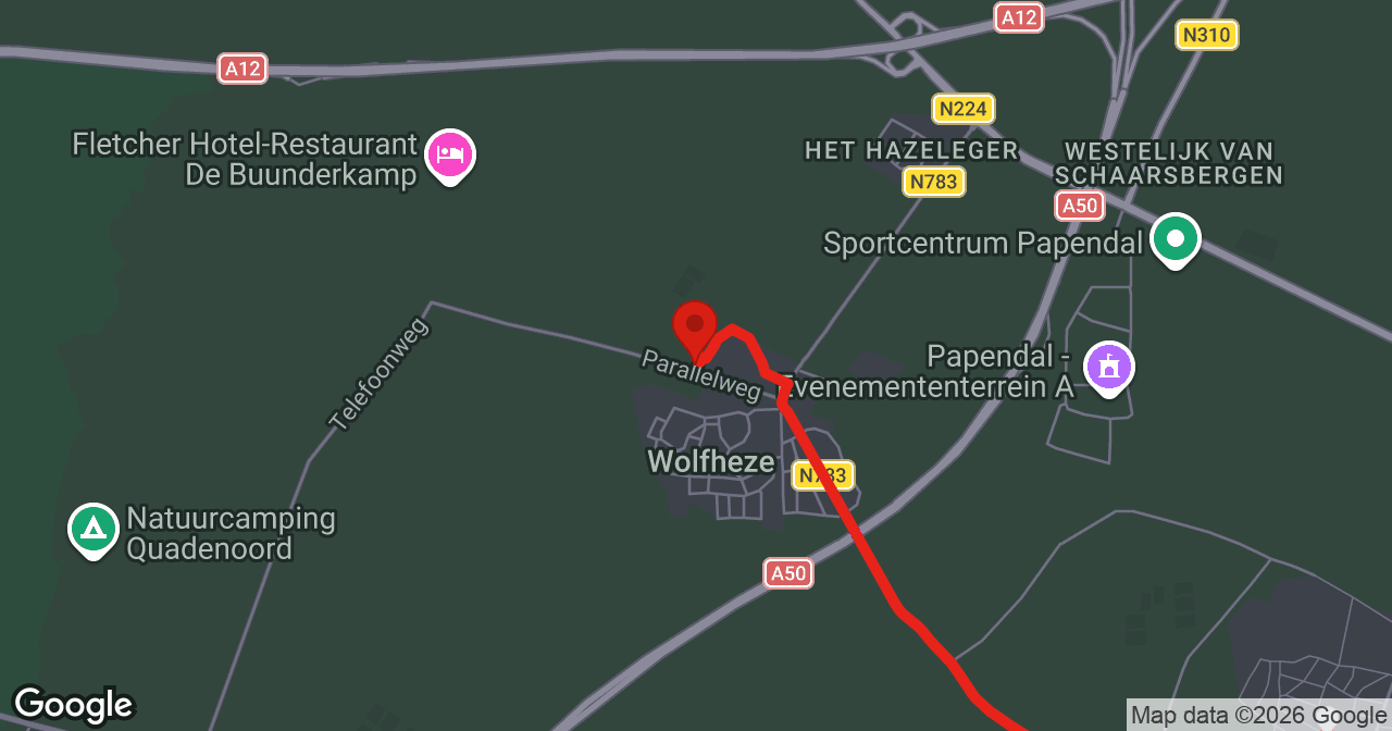 Kaart van de meldlocatie