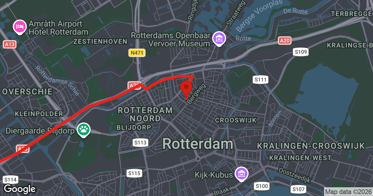 Kaart van de meldlocatie
