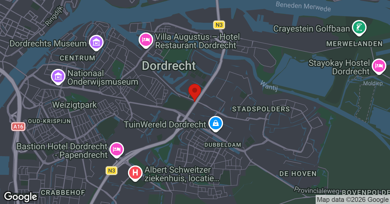 Kaart van de meldlocatie